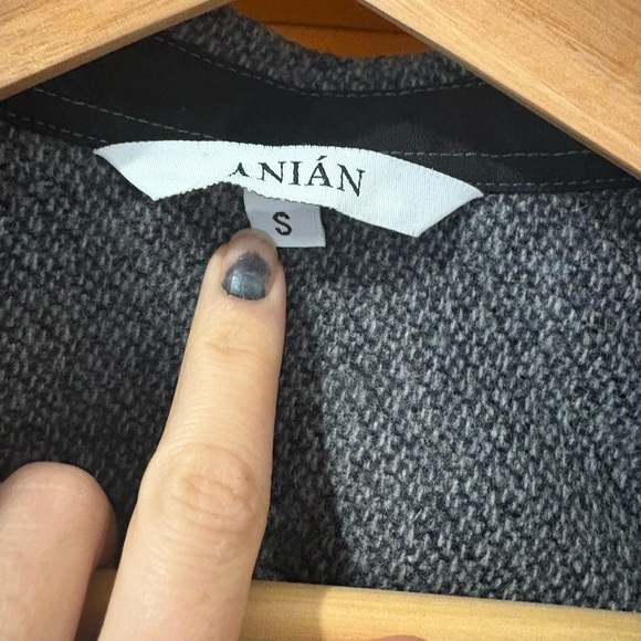 Women's Gray Button-Up Jacket - Picture 2 of 2